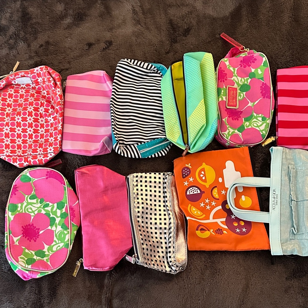 Colorful Cosmetic Bag Collection